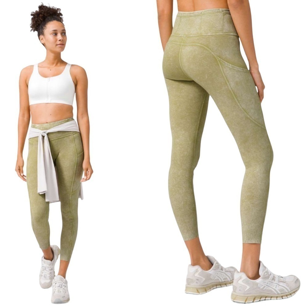 Lululemon Fast and Free High Rise Tight 25" *Ice Dye
Ice Wash Hazel Green 10